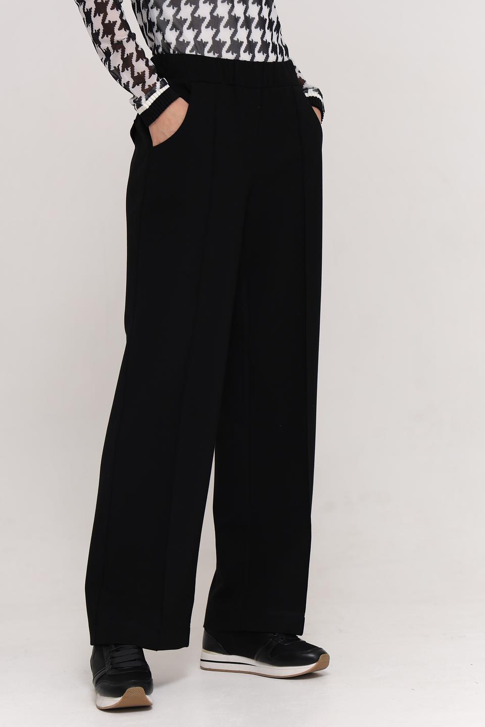 Брюки Catnoir палаццо чёрные