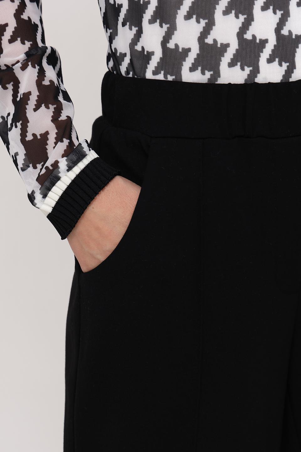 Брюки Catnoir палаццо чёрные