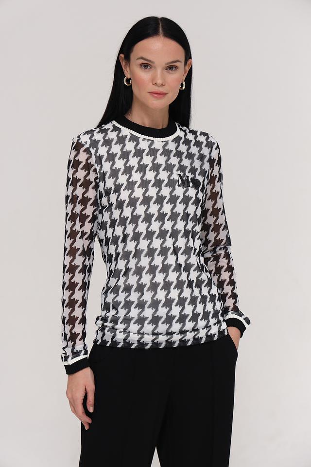 Лонгслив Marc Aurel в клетку