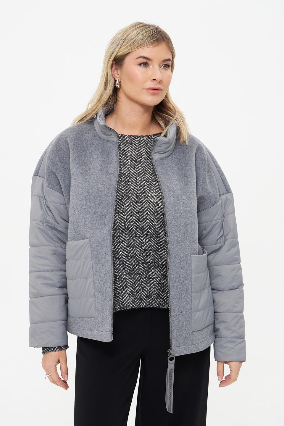 Куртка Rabe collection серая стеганая