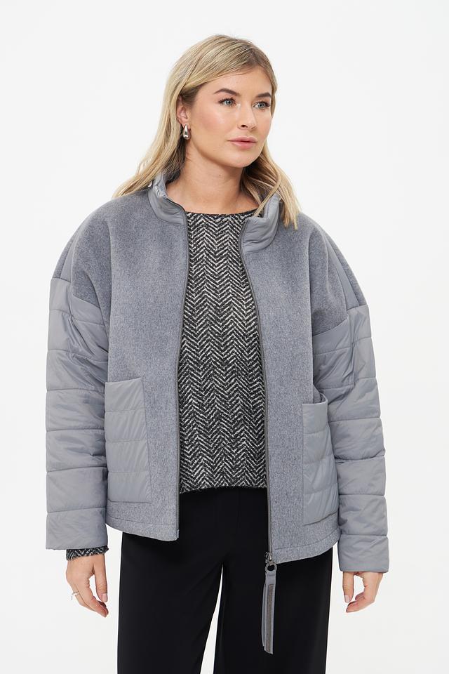 Куртка Rabe collection серая стеганая