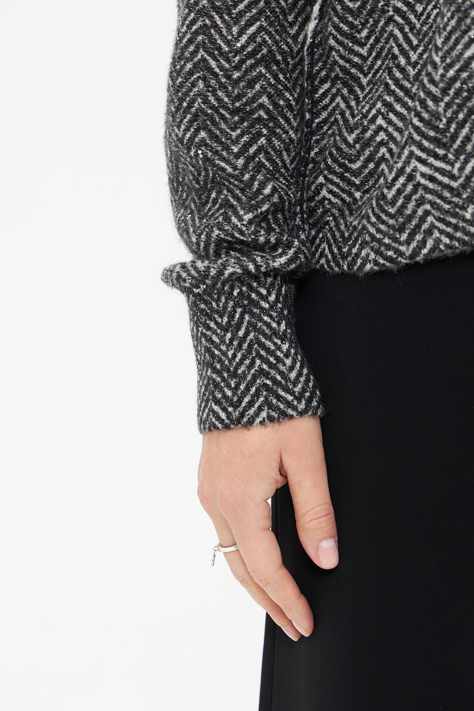 Пуловер Monari в ёлочку