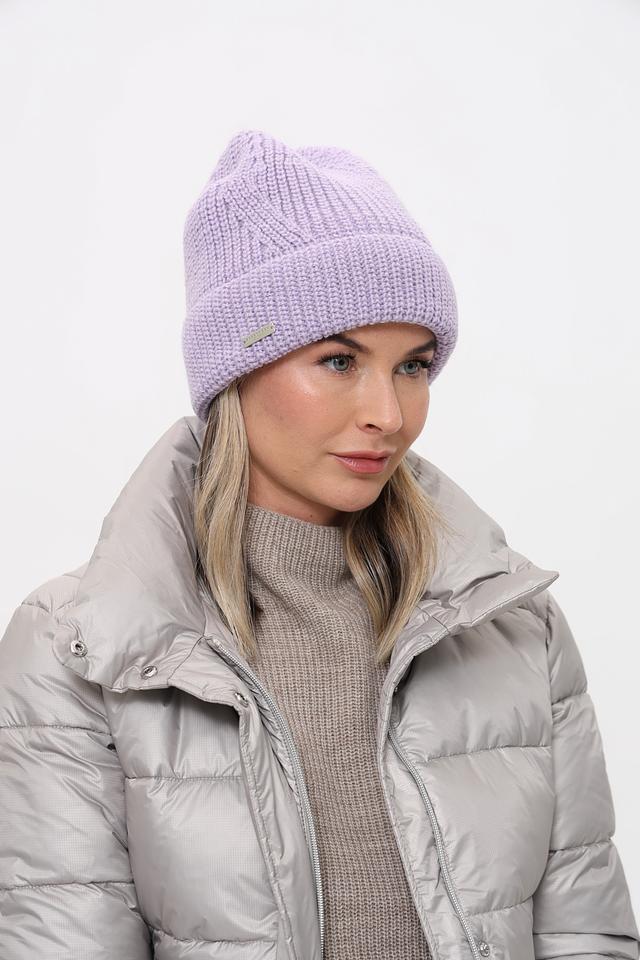 Шапка Seeberger вязаная лавандовая