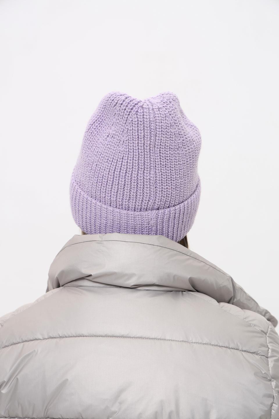 Шапка Seeberger вязаная лавандовая