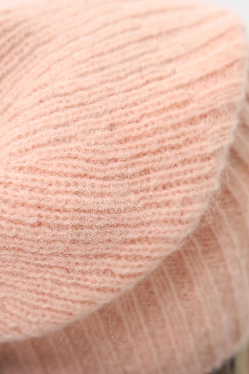 Шапка Seeberger пудрово-розовая