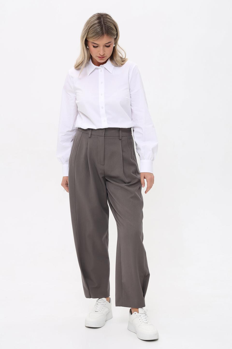 Брюки Cinque широкие серые