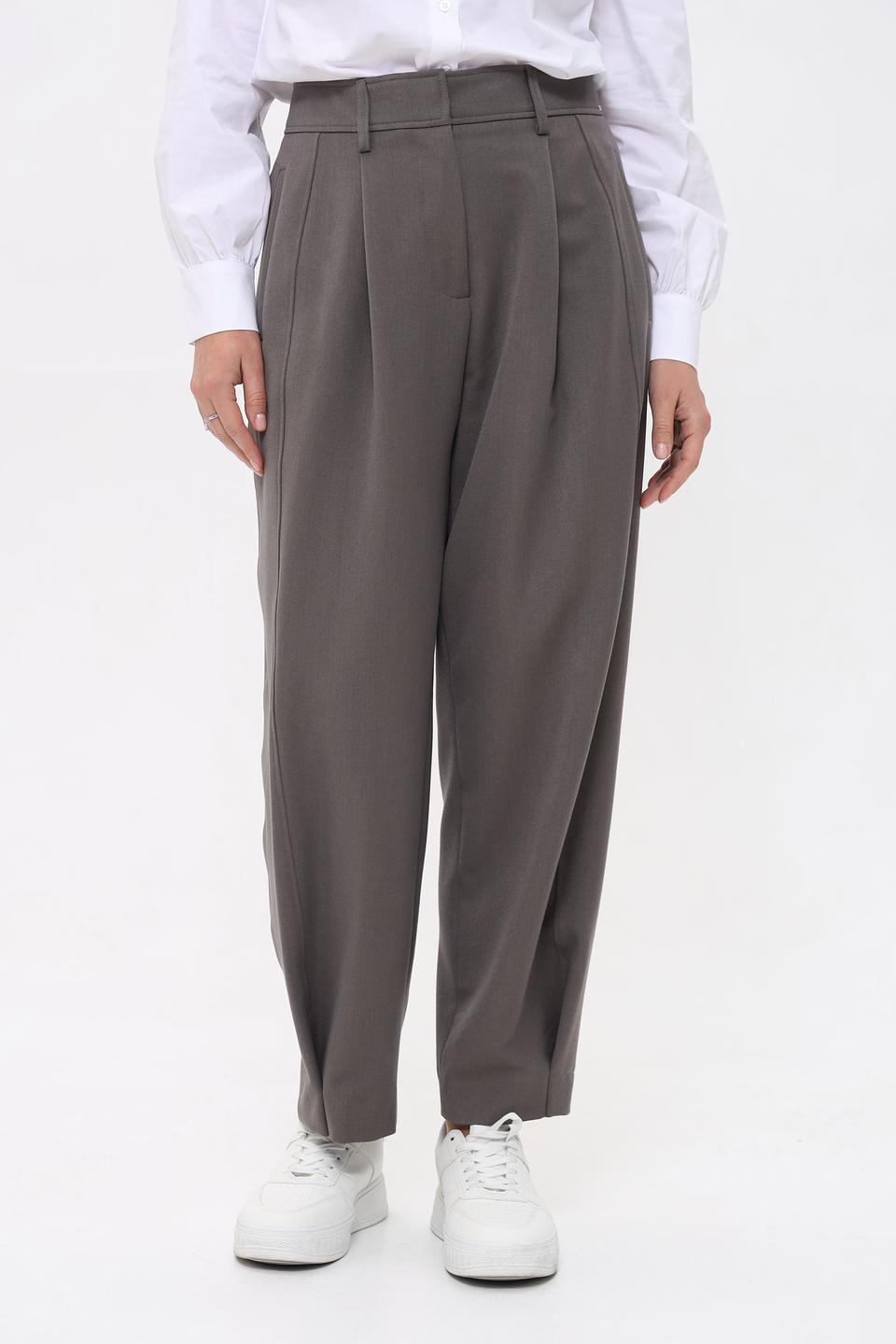 Брюки Cinque широкие серые