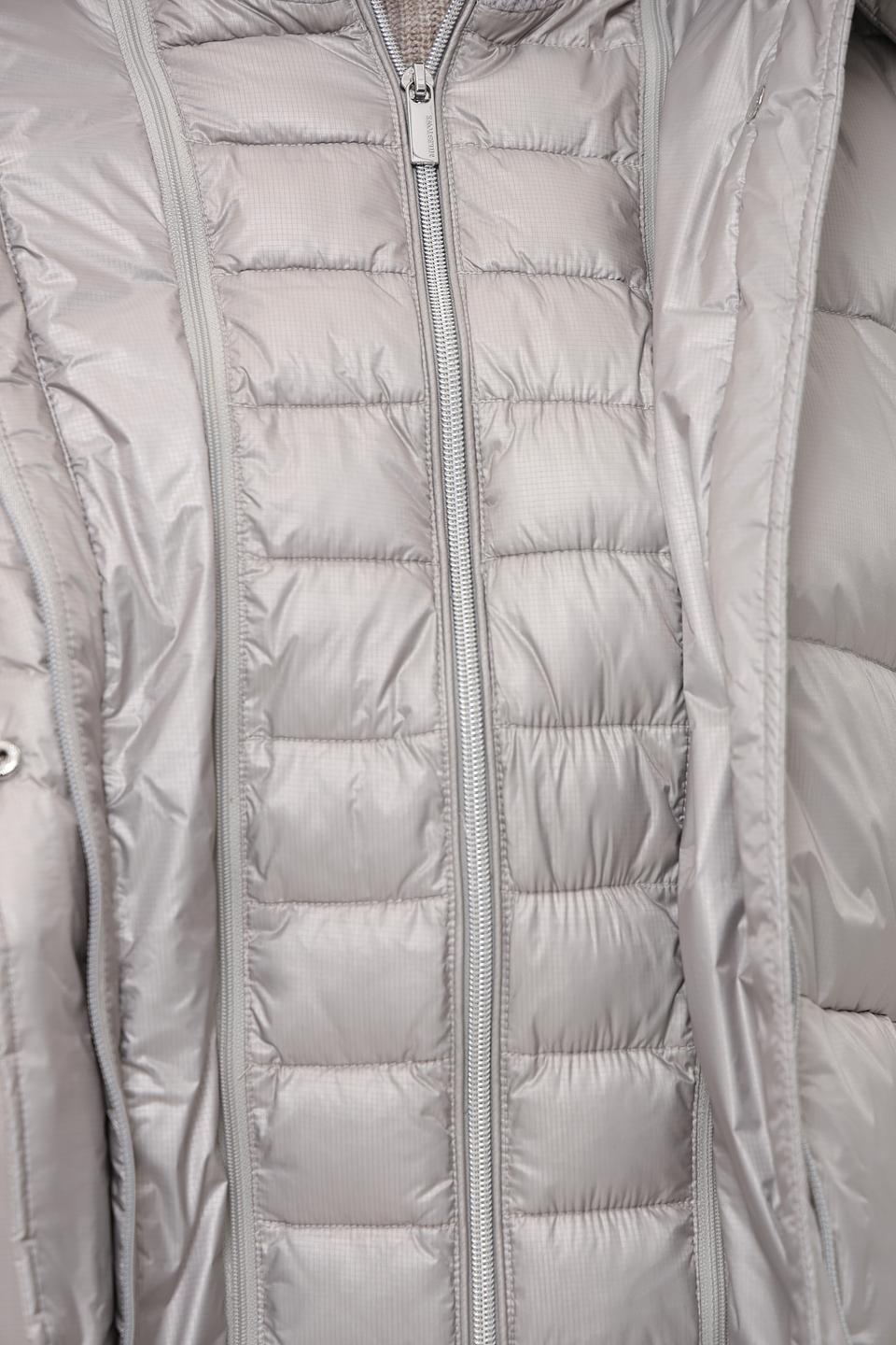 Пальто Milestone стеганое серое