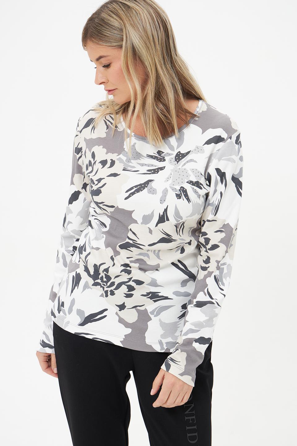 Футболка Olsen с цветочным принтом