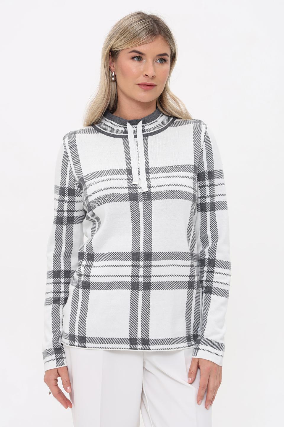 Пуловер Olsen в клетку