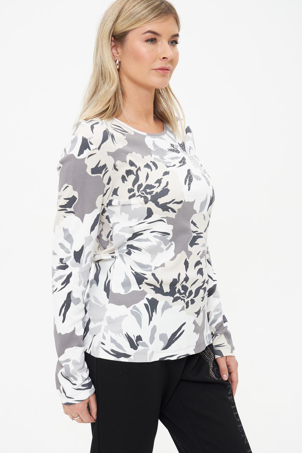 Футболка Olsen с цветочным принтом