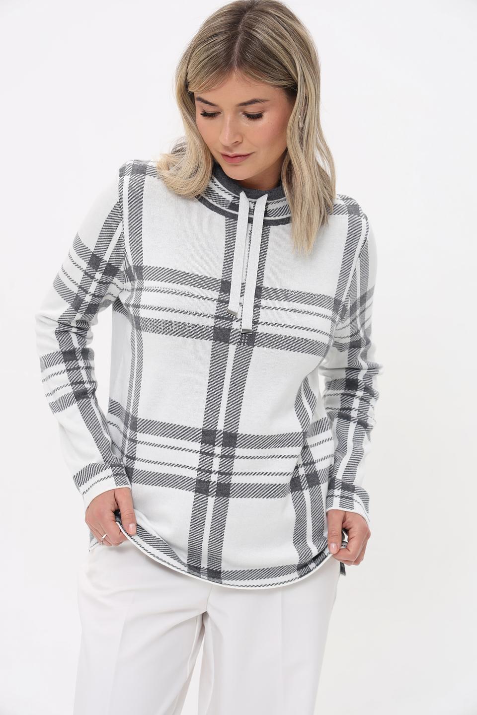 Пуловер Olsen в клетку