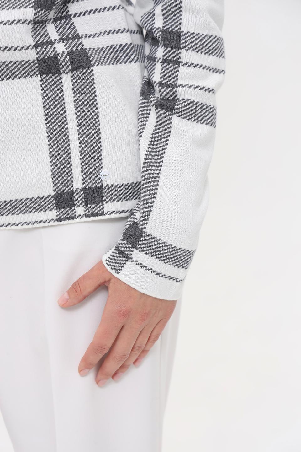 Пуловер Olsen в клетку