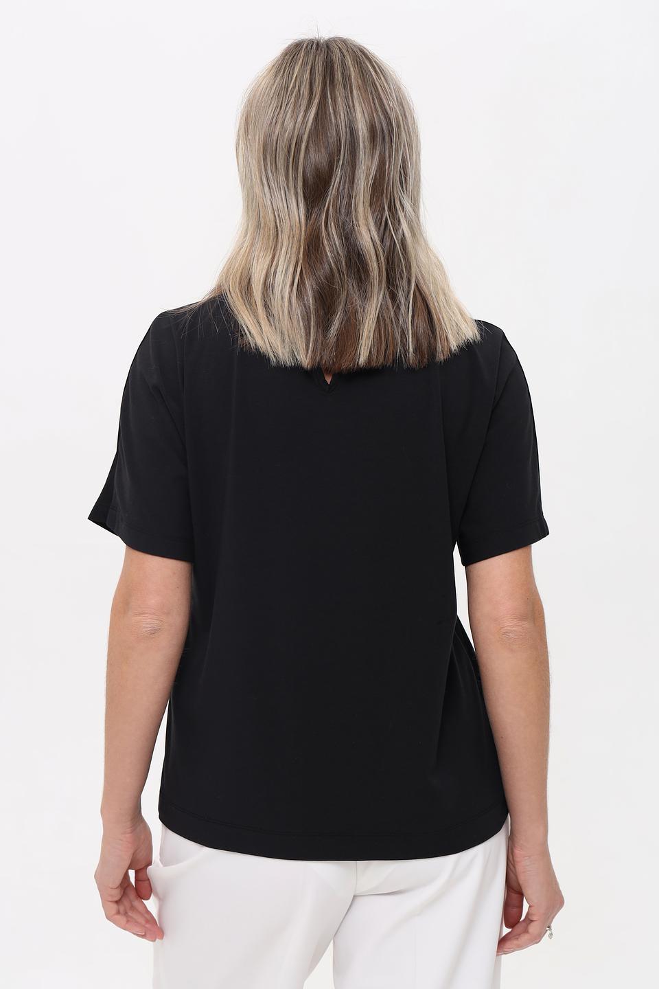 Блуза Gerry Weber чёрная с отделкой