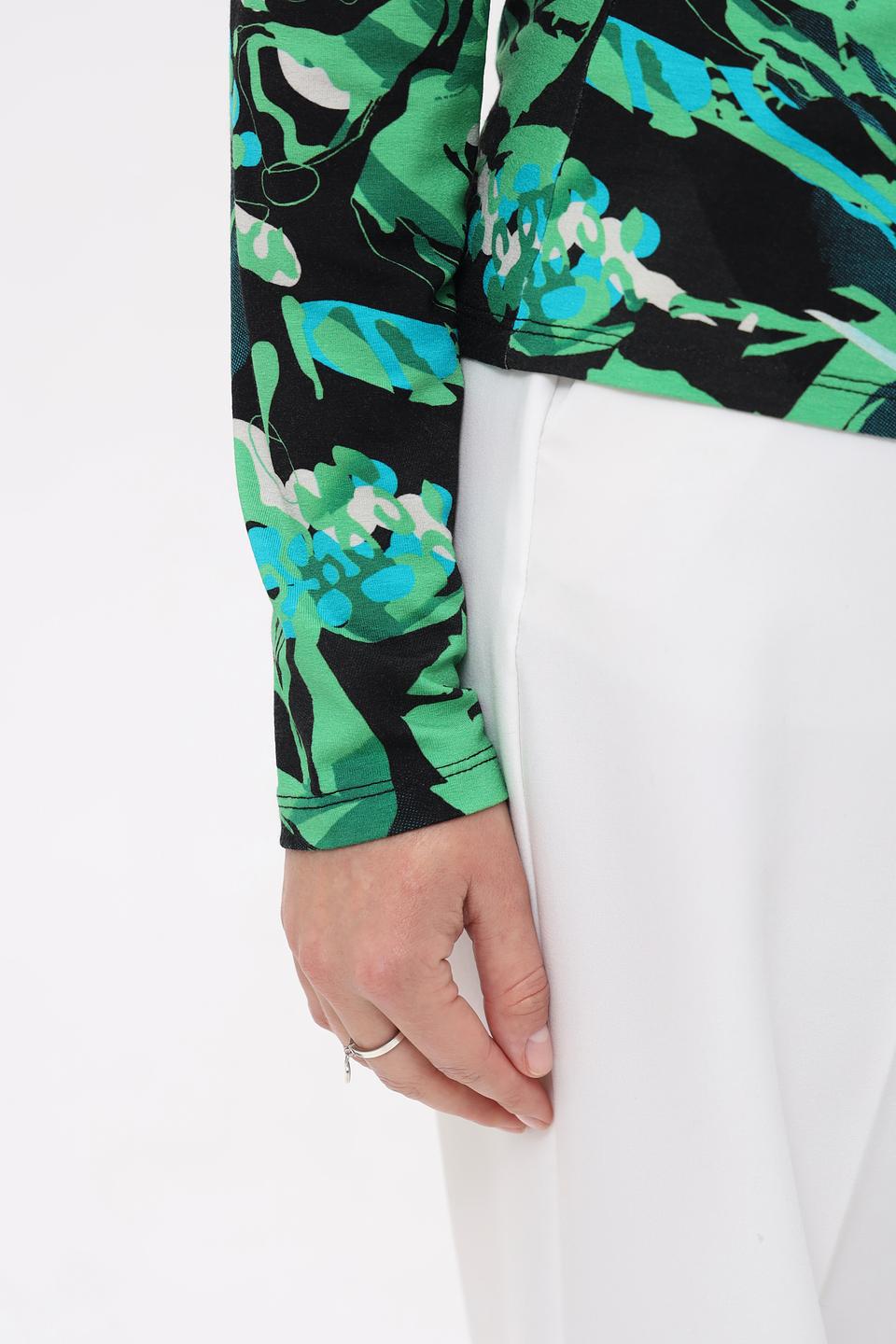 Футболка Lebek с цветочным принтом