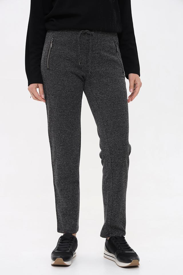 Брюки Lebek серые в клетку