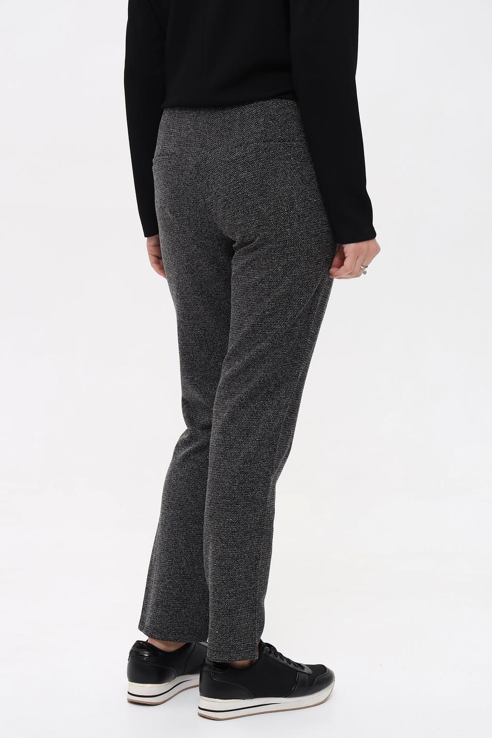 Брюки Lebek серые в клетку