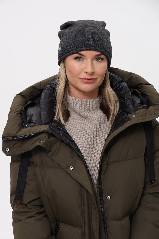 Шапка Seeberger вязаная серая