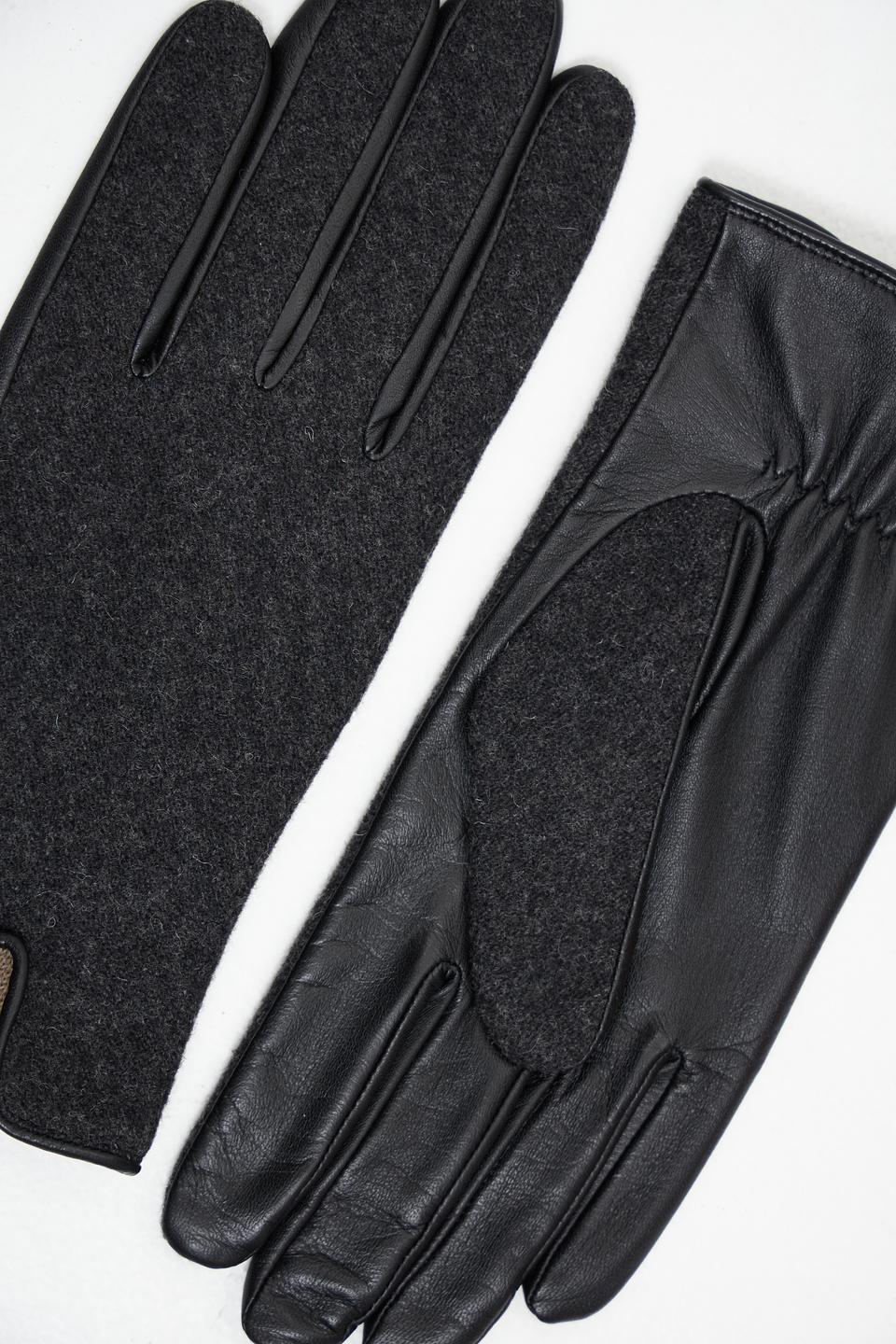 Перчатки Roeckl комбинированные чёрные