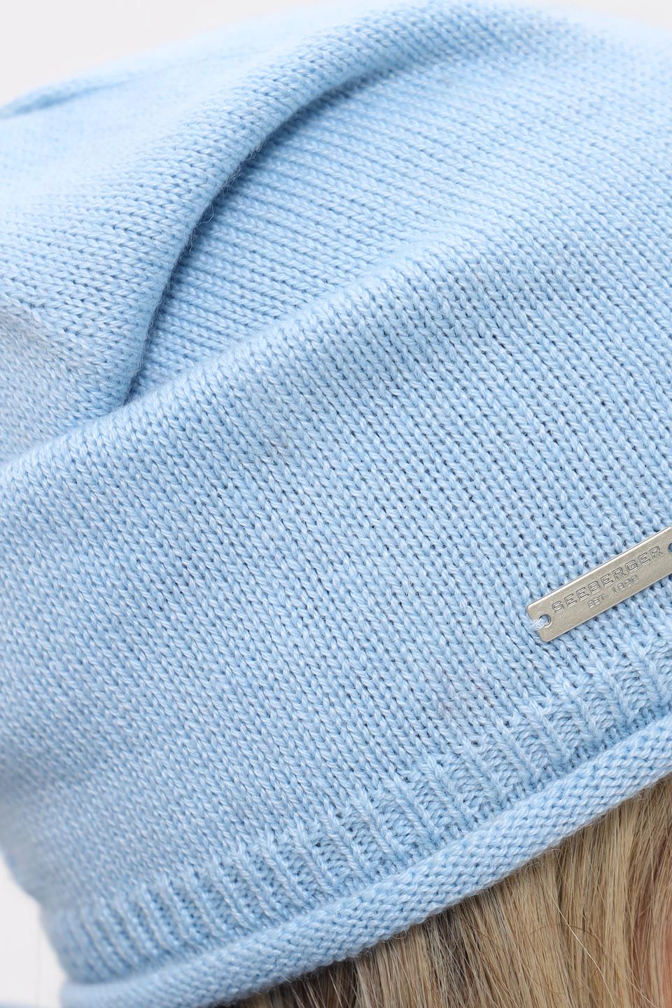 Шапка Seeberger голубая