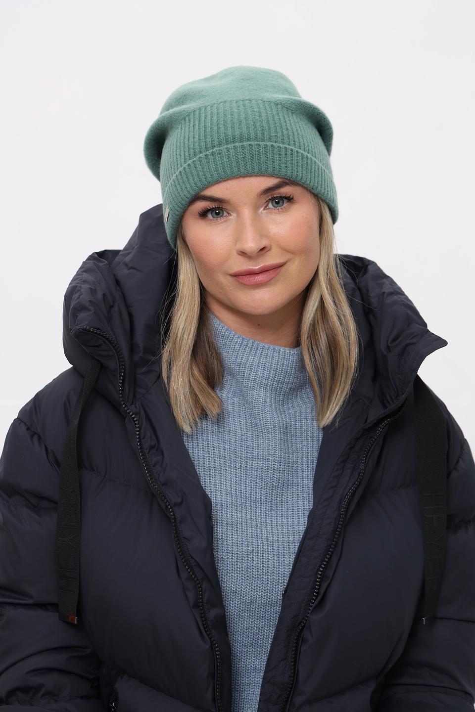 Шапка Seeberger зелёная