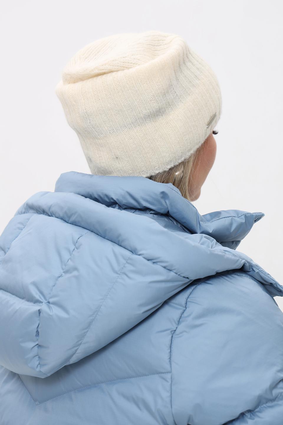 Шапка Seeberger вязаная кремовая