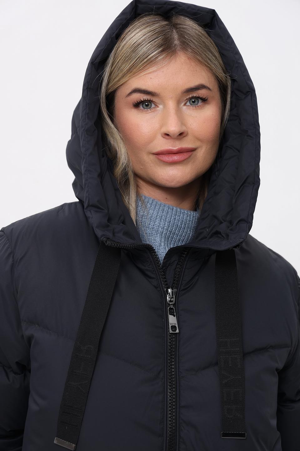 Пальто Heyer стеганое чёрное