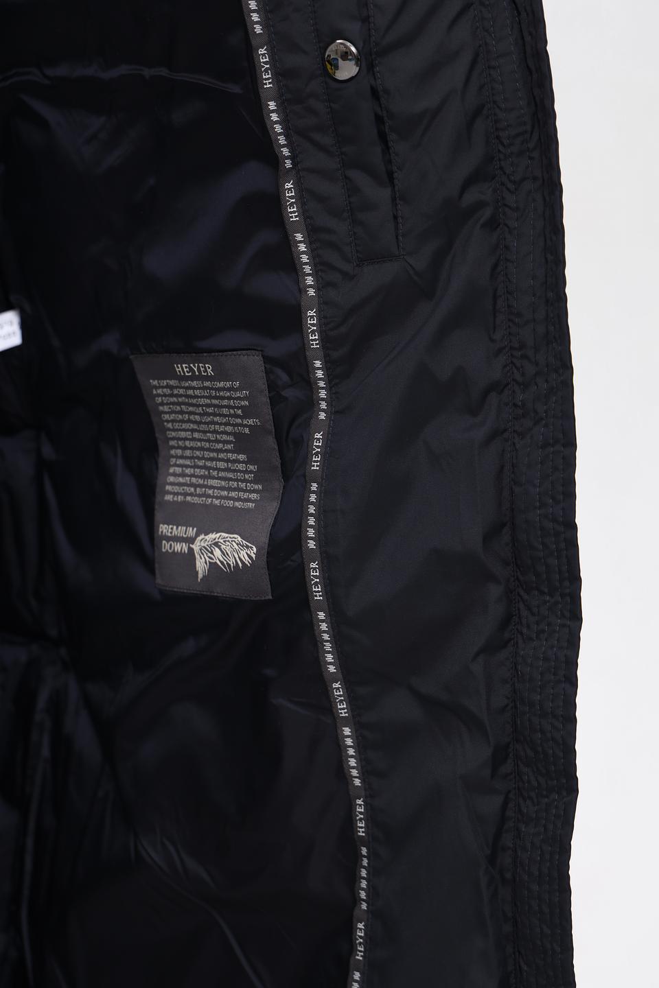 Пальто Heyer стеганое чёрное