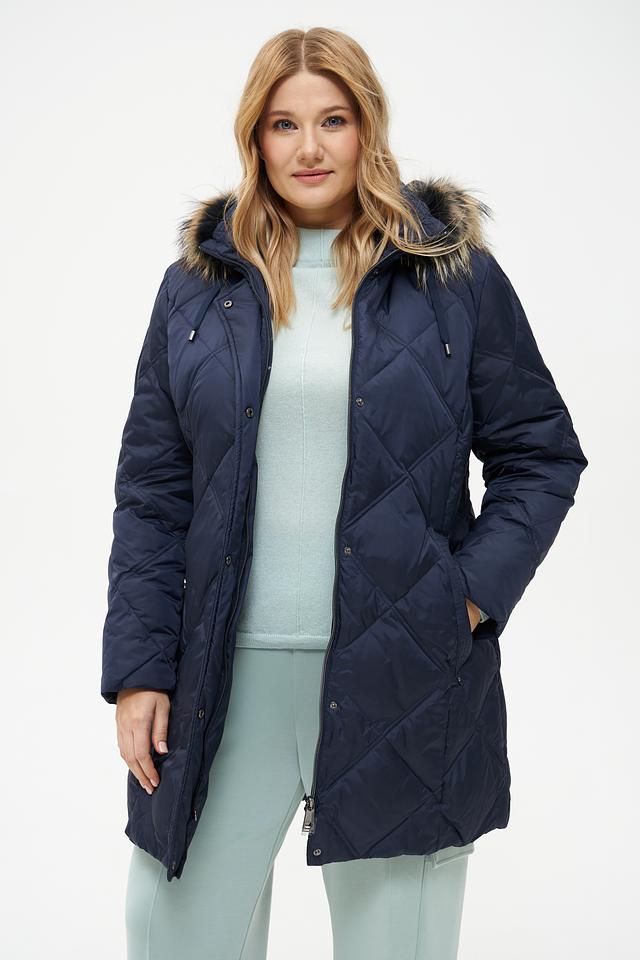 Куртка Lebek стеганая синяя