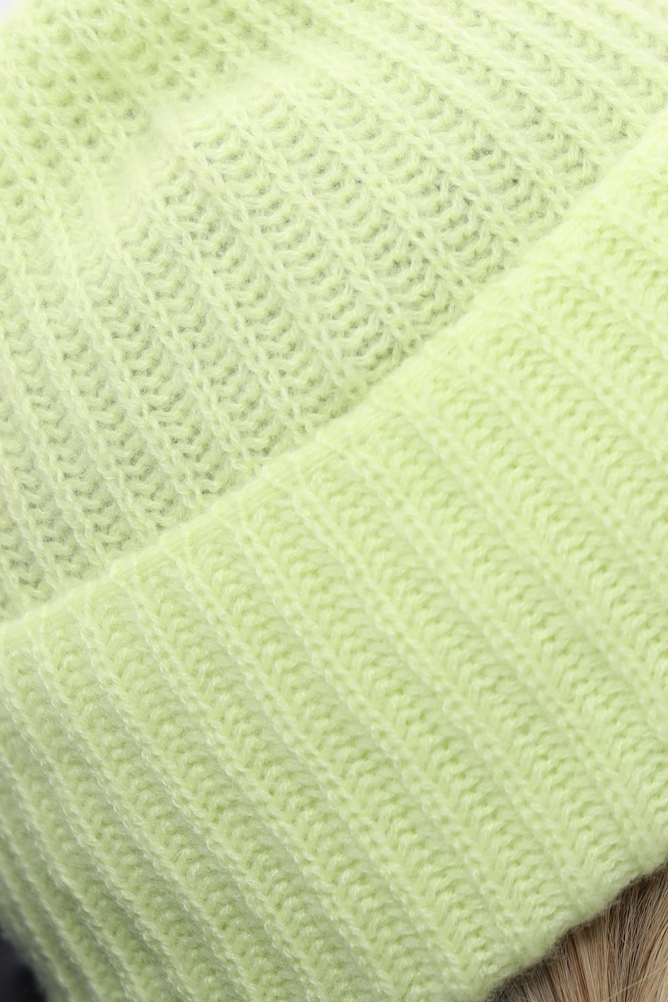 Шапка Fraas кашемир лайм