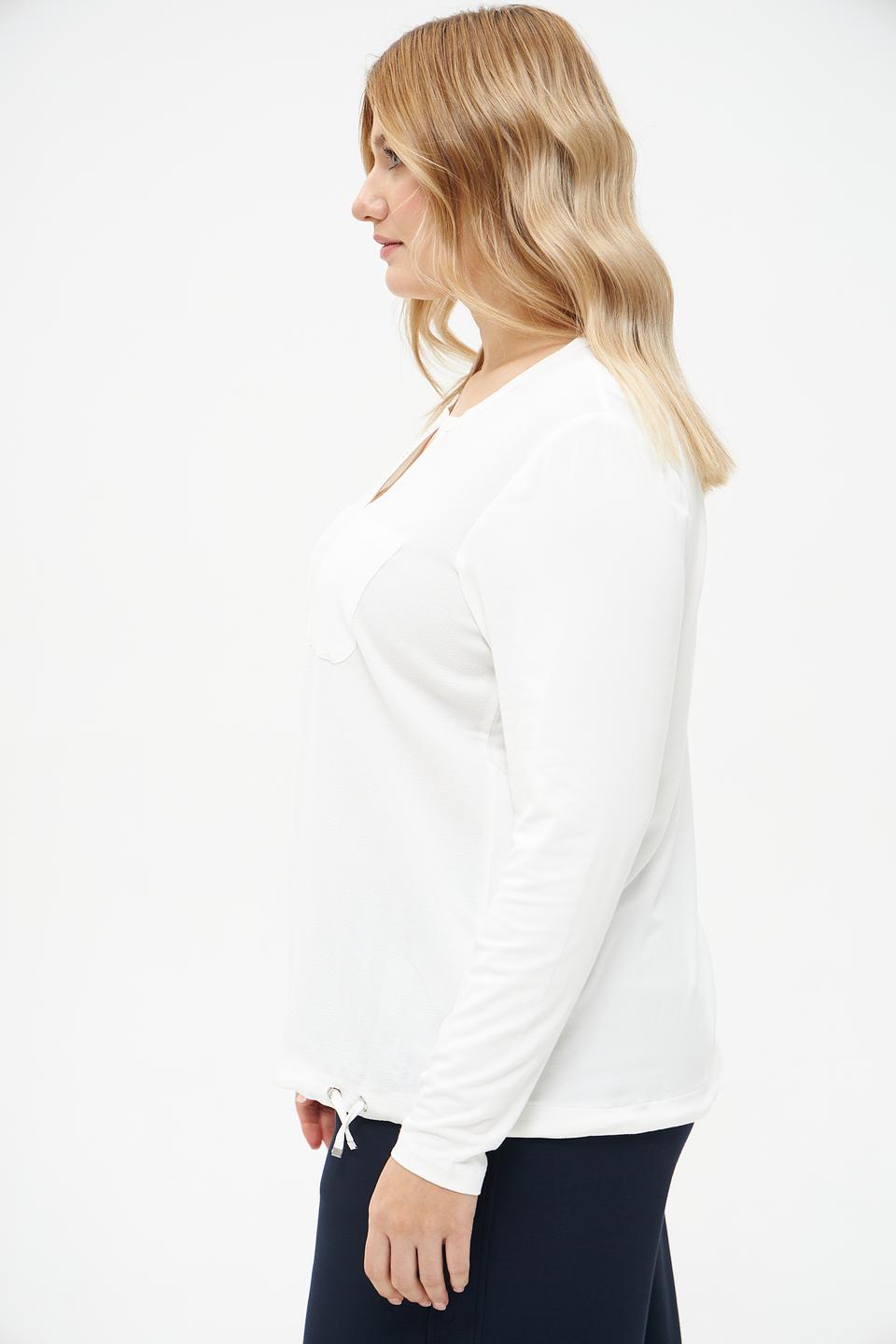 Блуза Olsen с карманами белая