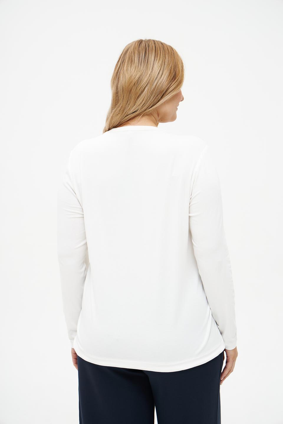 Блуза Olsen с карманами белая