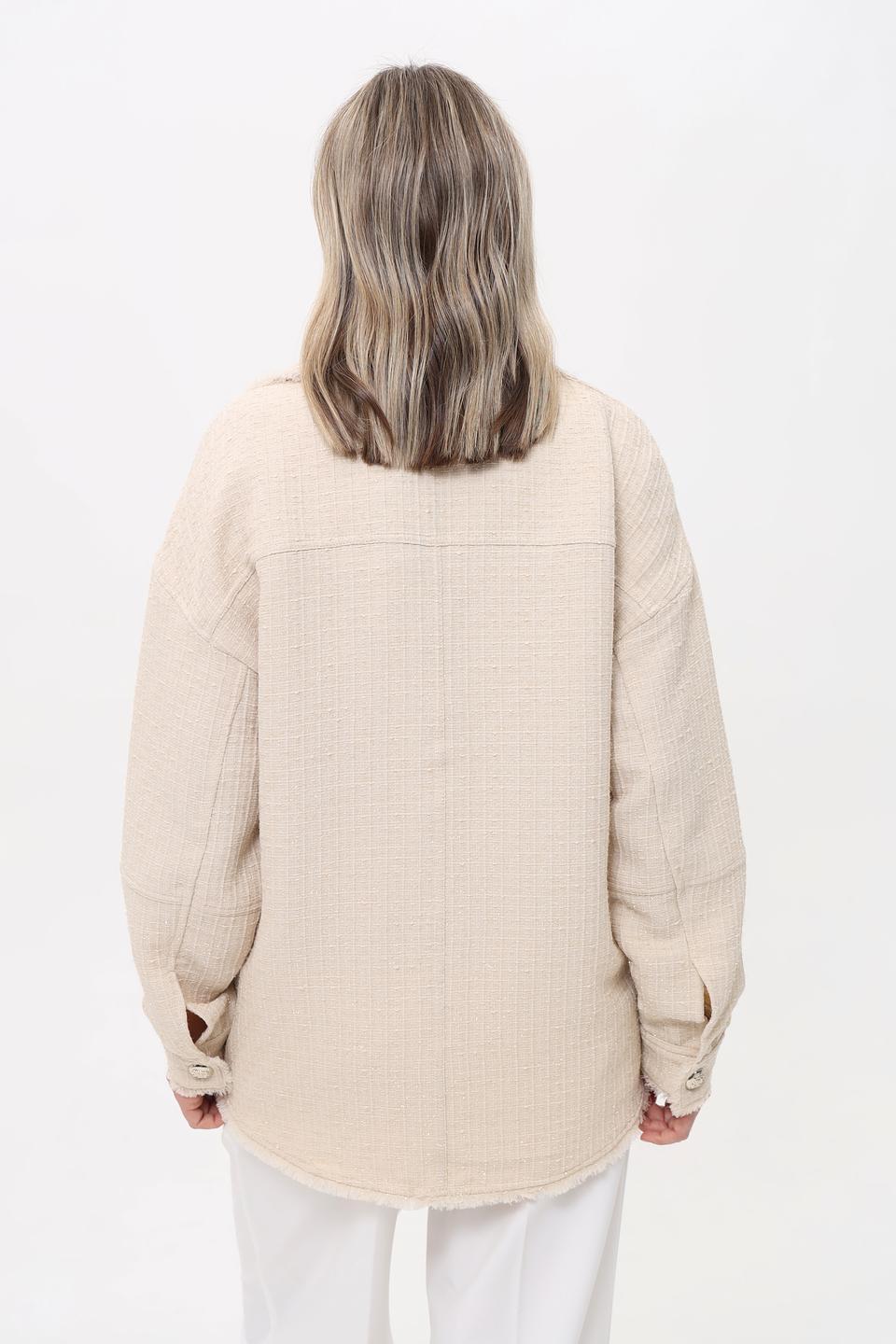 Жакет Lecomte бежевый оверсайз