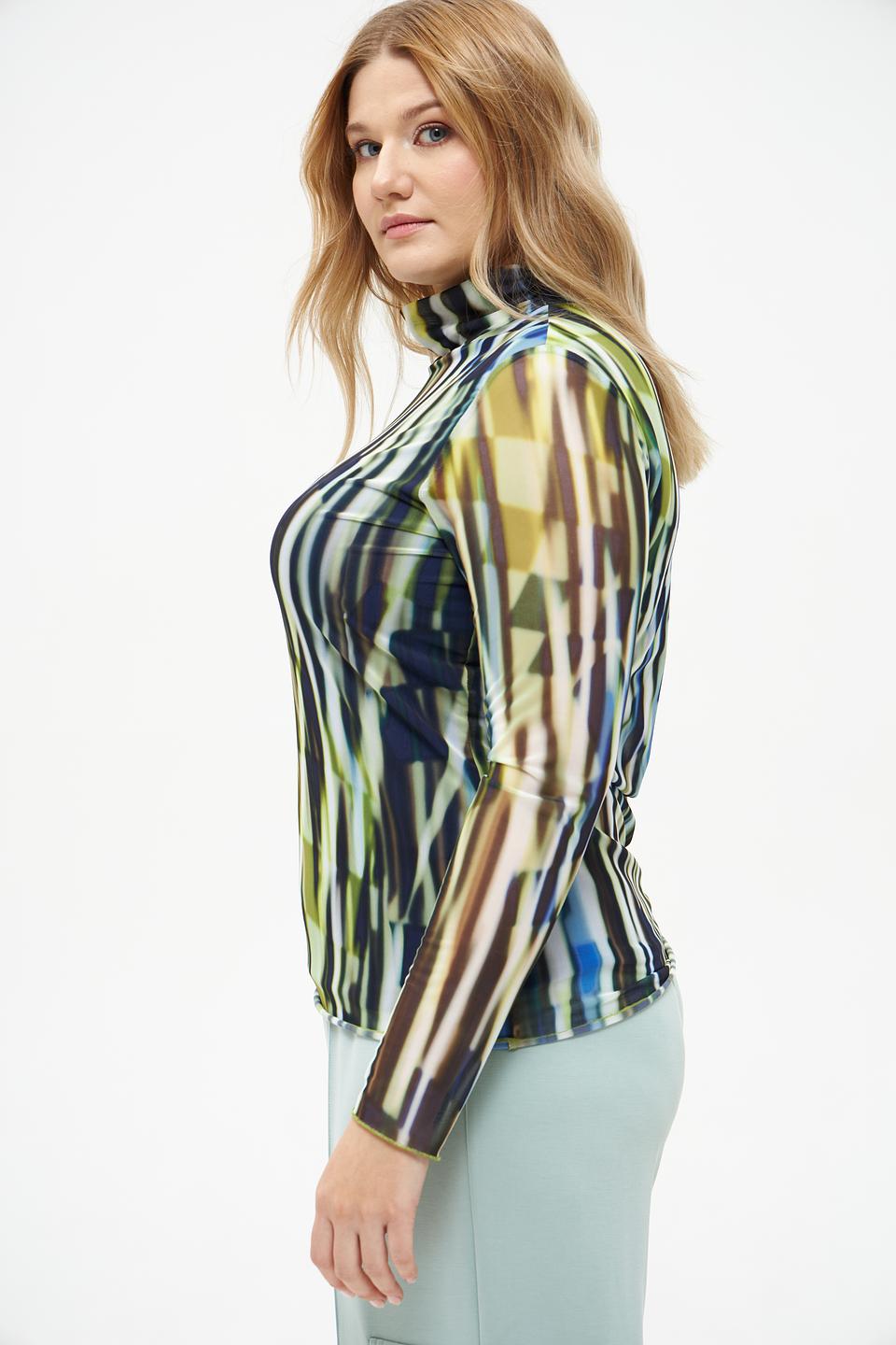 Блуза Bianca с абстрактным принтом
