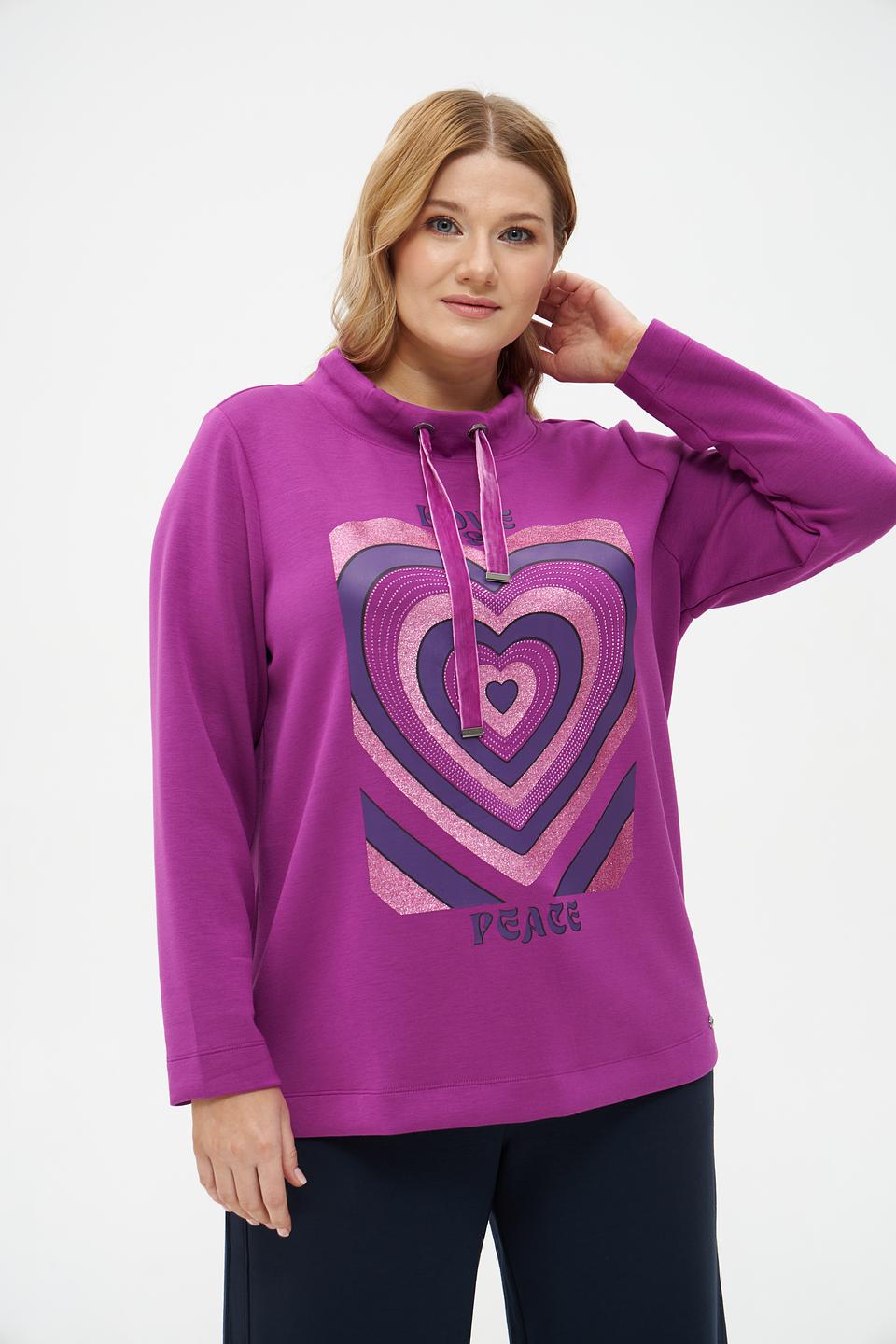 Пуловер Via Appia с принтом