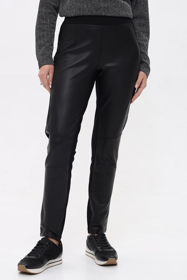 Брюки Monari эко-кожа черные