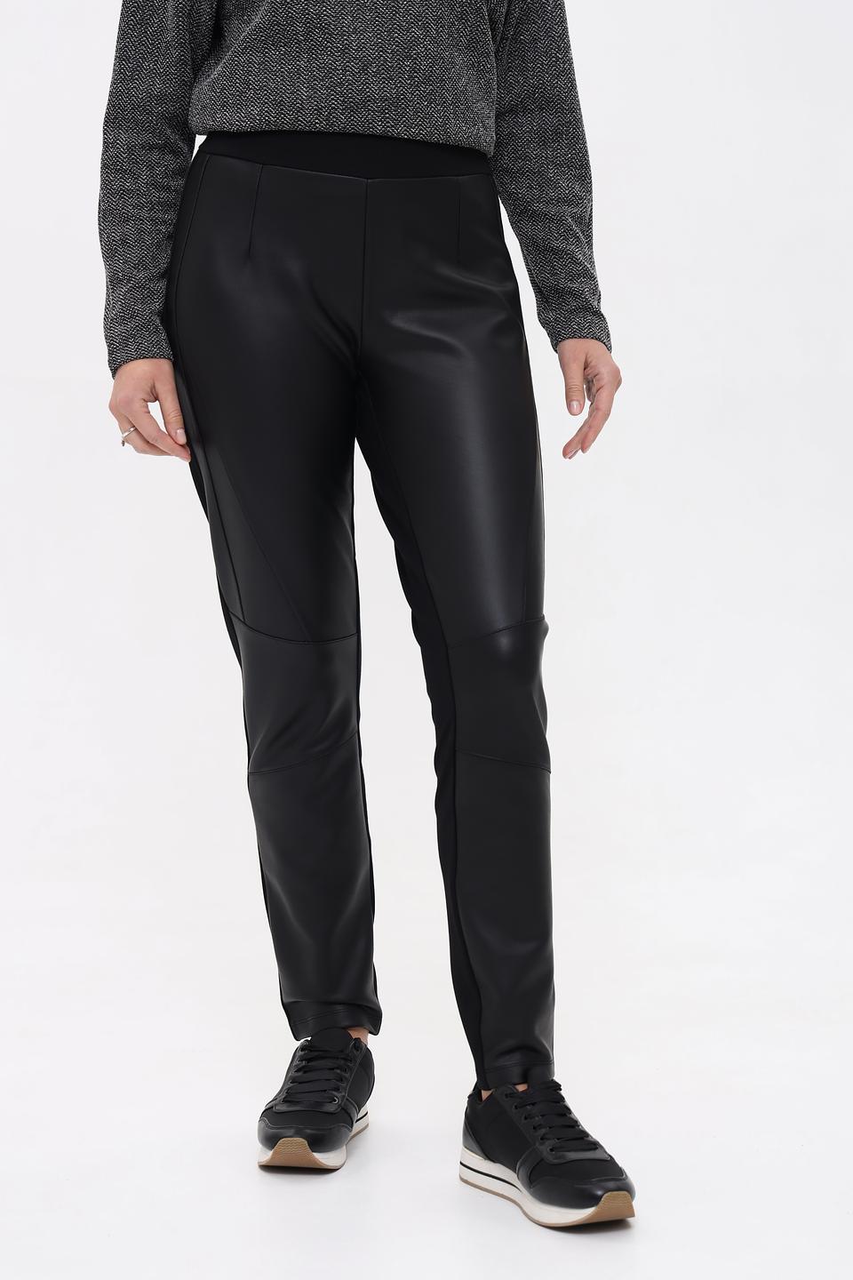 Брюки Monari эко-кожа черные