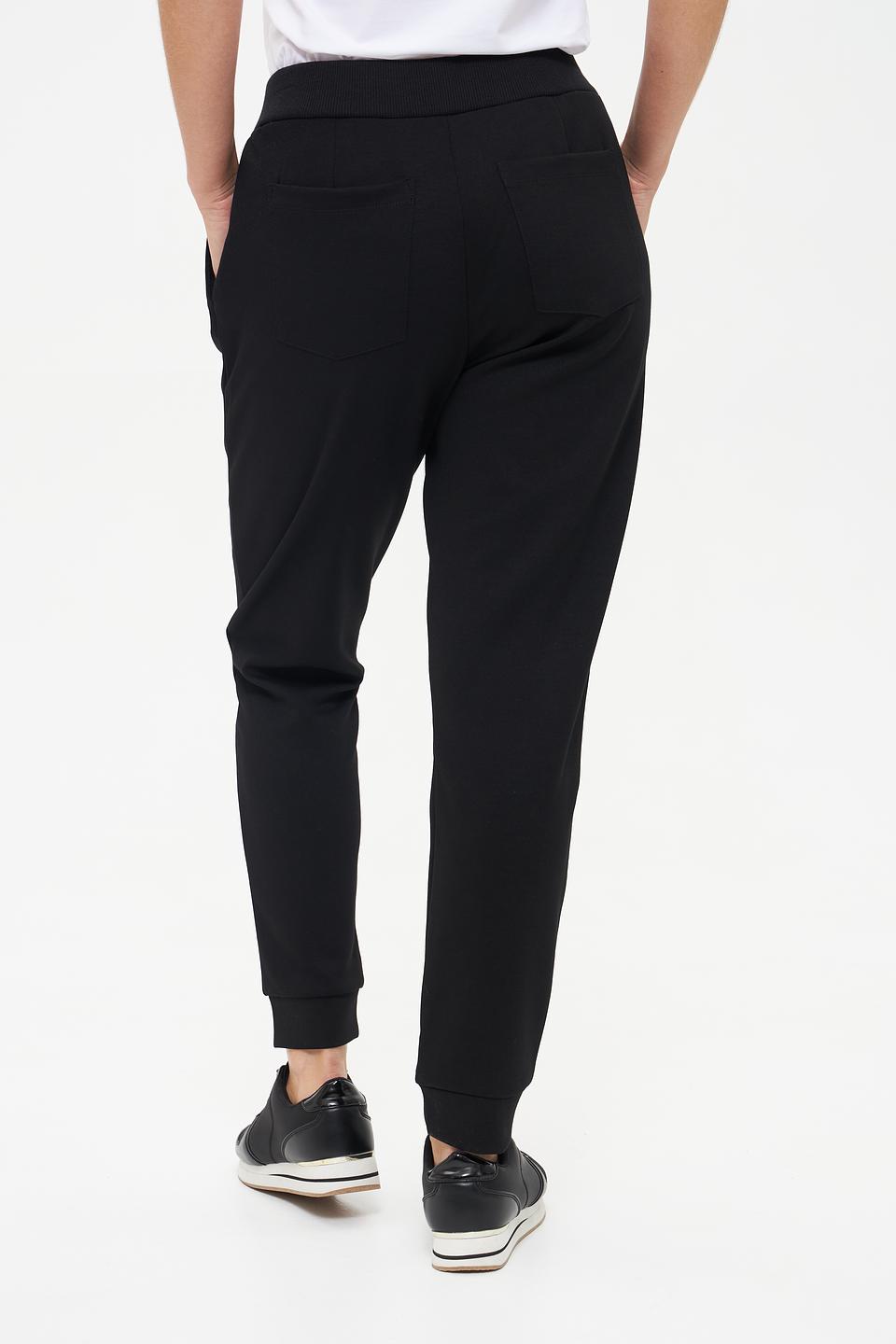 Брюки Monari с логотипом чёрные