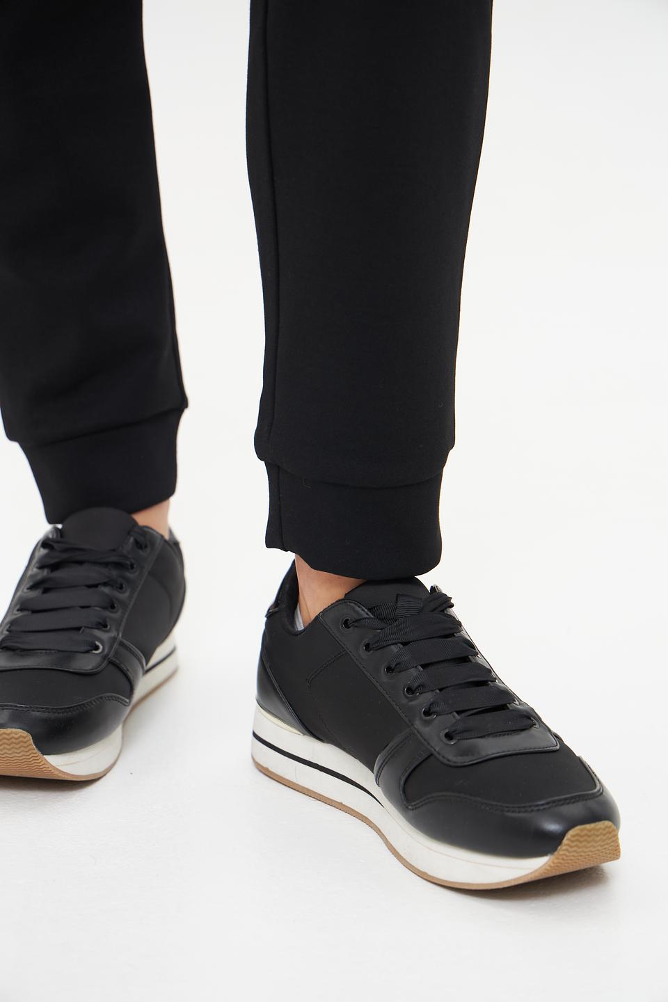 Брюки Monari с логотипом чёрные