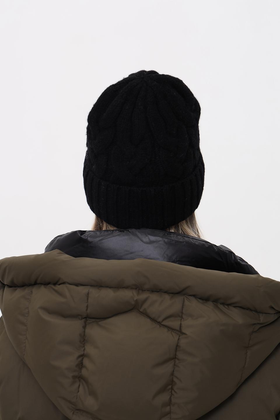 Шапка Roeckl чёрная вязаная