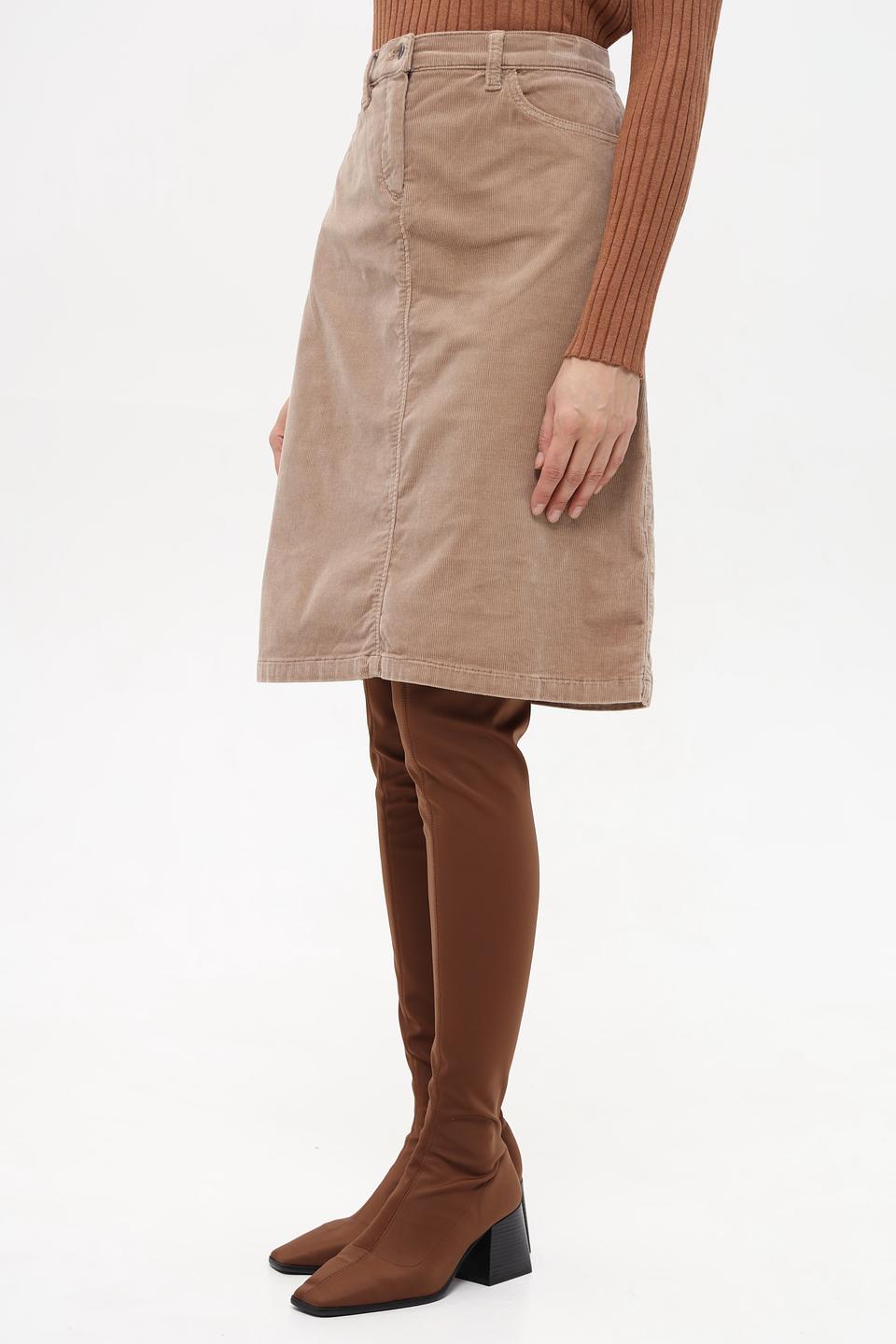 Юбка Gerry Weber вельветовая бежевая