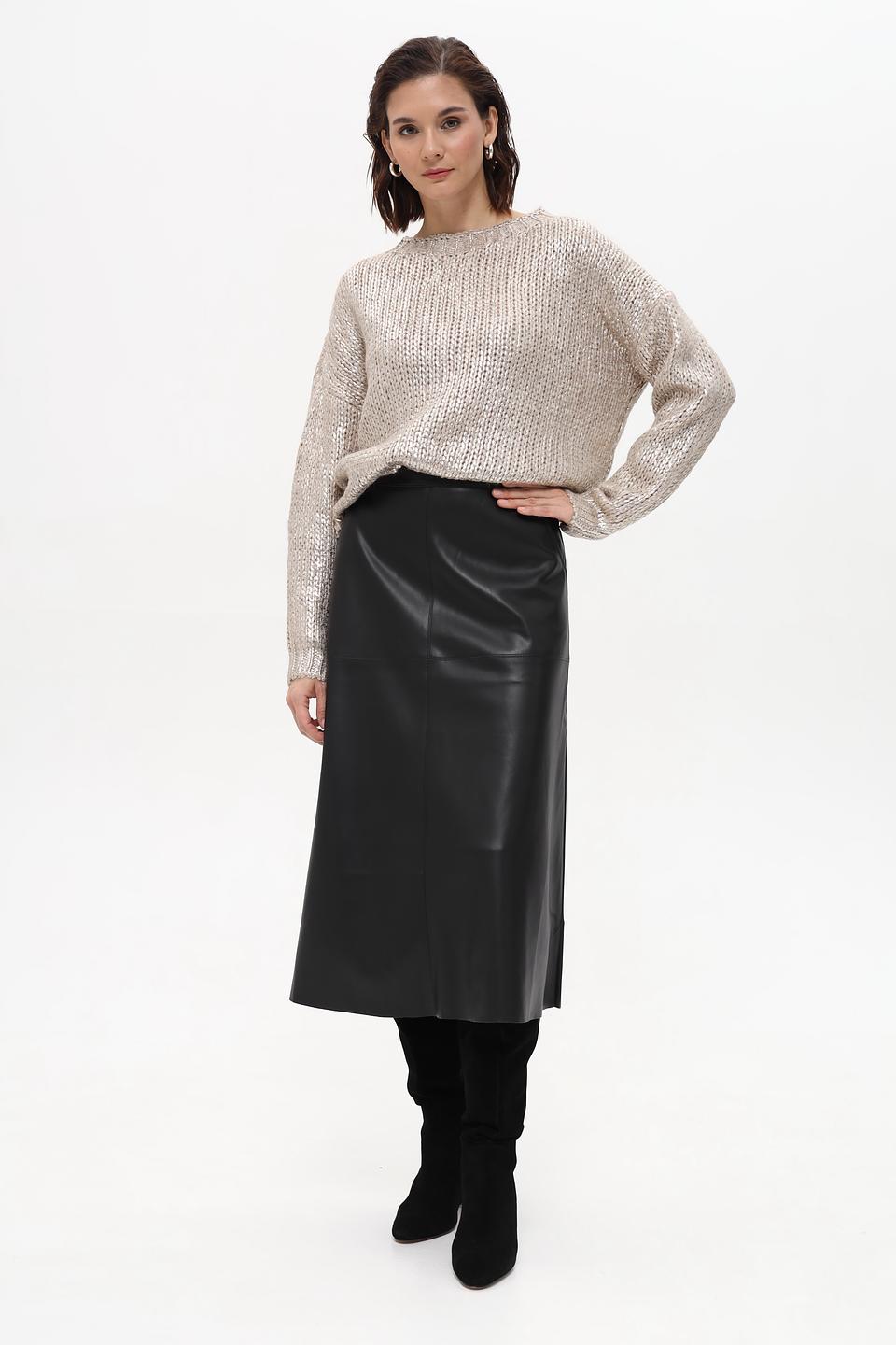 Пуловер Rich and Royal золотистый