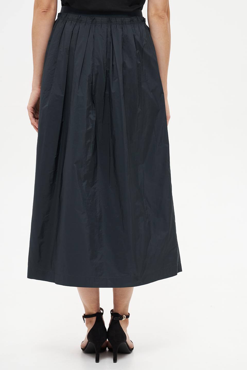 Юбка Rich and Royal плиссированная тёмно-зелёная