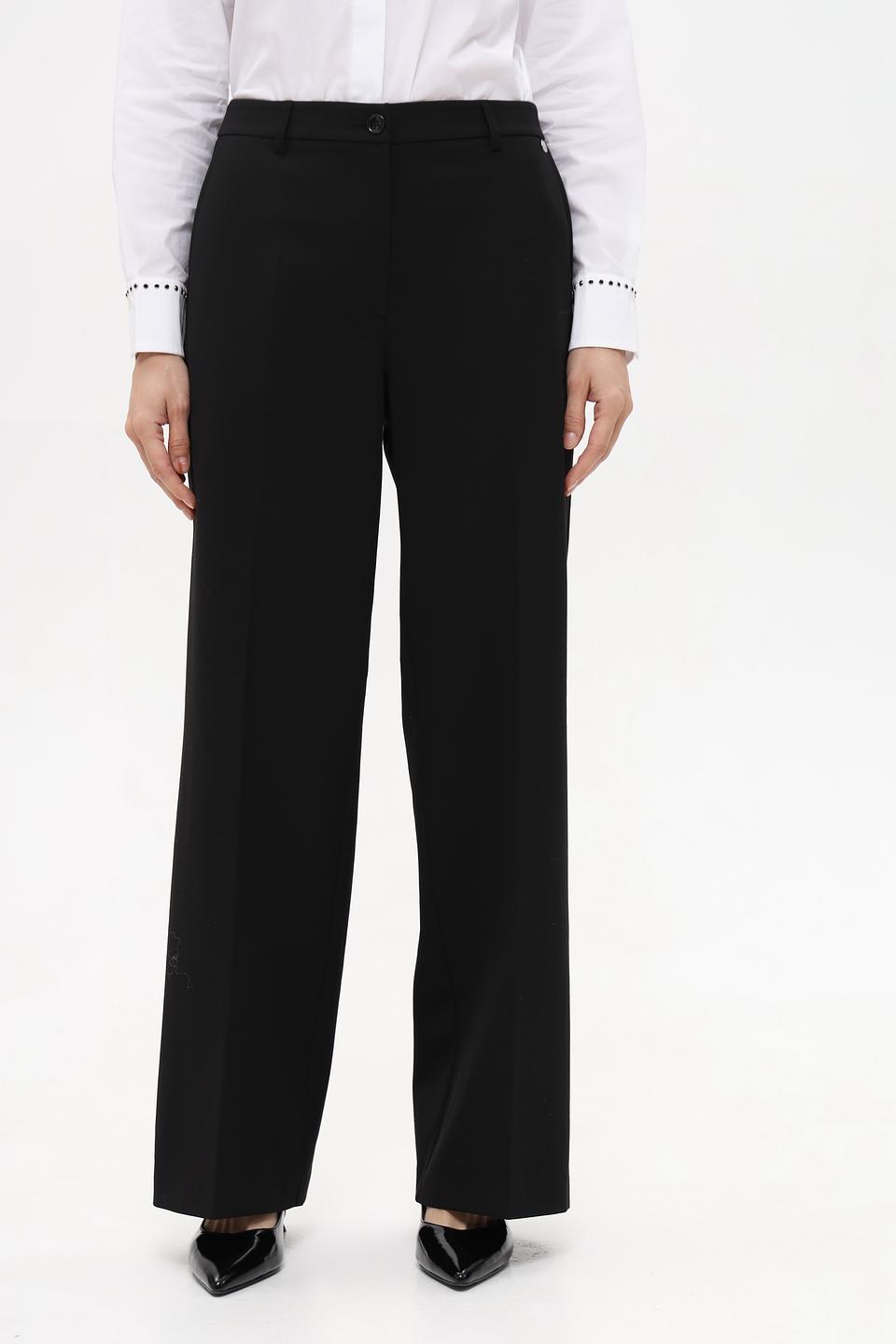 Брюки палаццо Rich and Royal чёрные