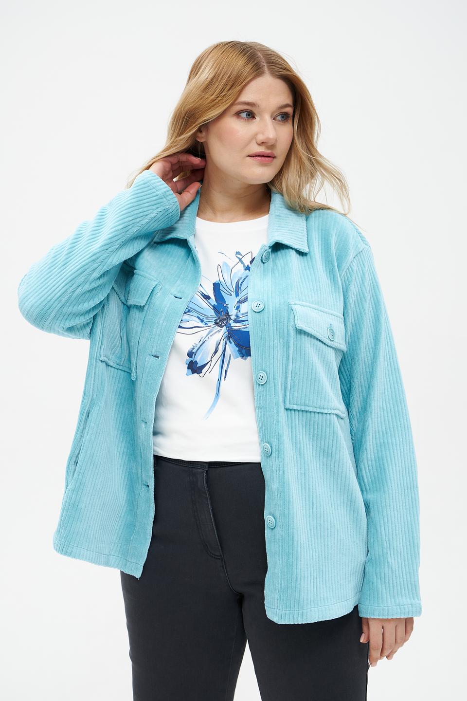 Жакет Rabe collection вельветовый мятный