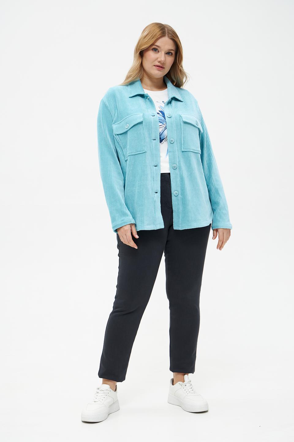 Жакет Rabe collection вельветовый мятный