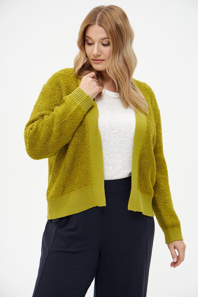 Жакет Bianca вязаный оливковый