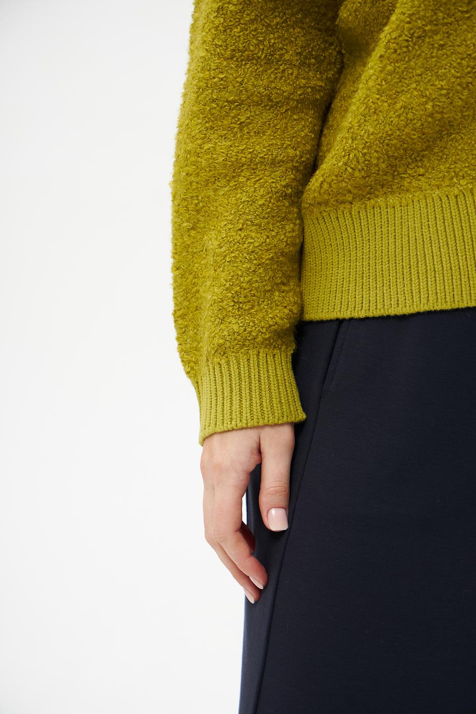 Жакет Bianca вязаный оливковый