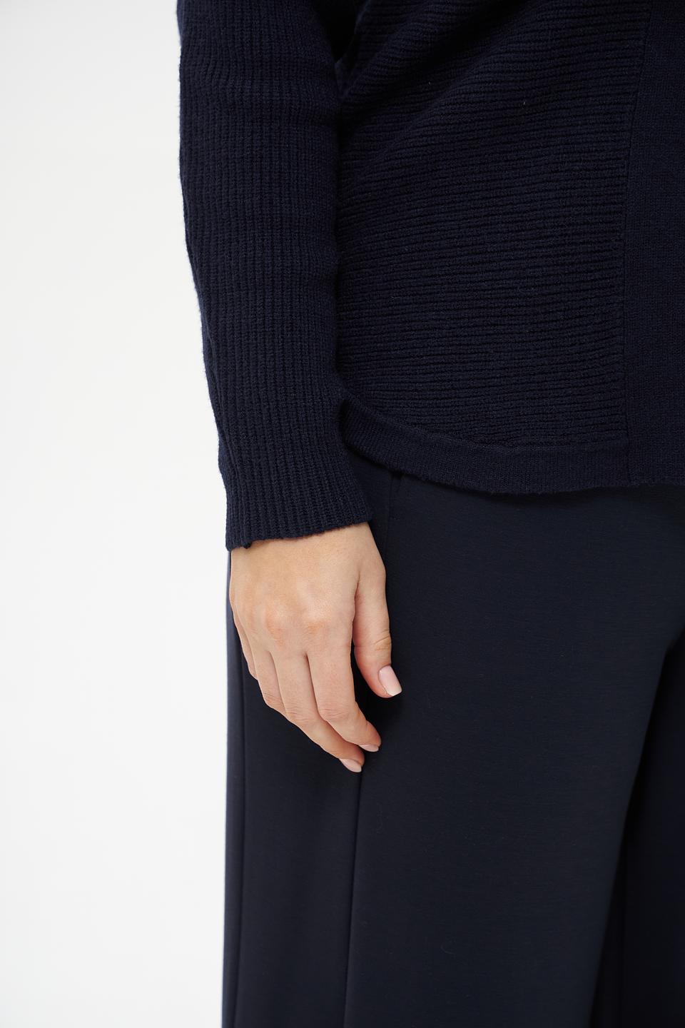 Жакет Bianca вязаный тёмно-синий