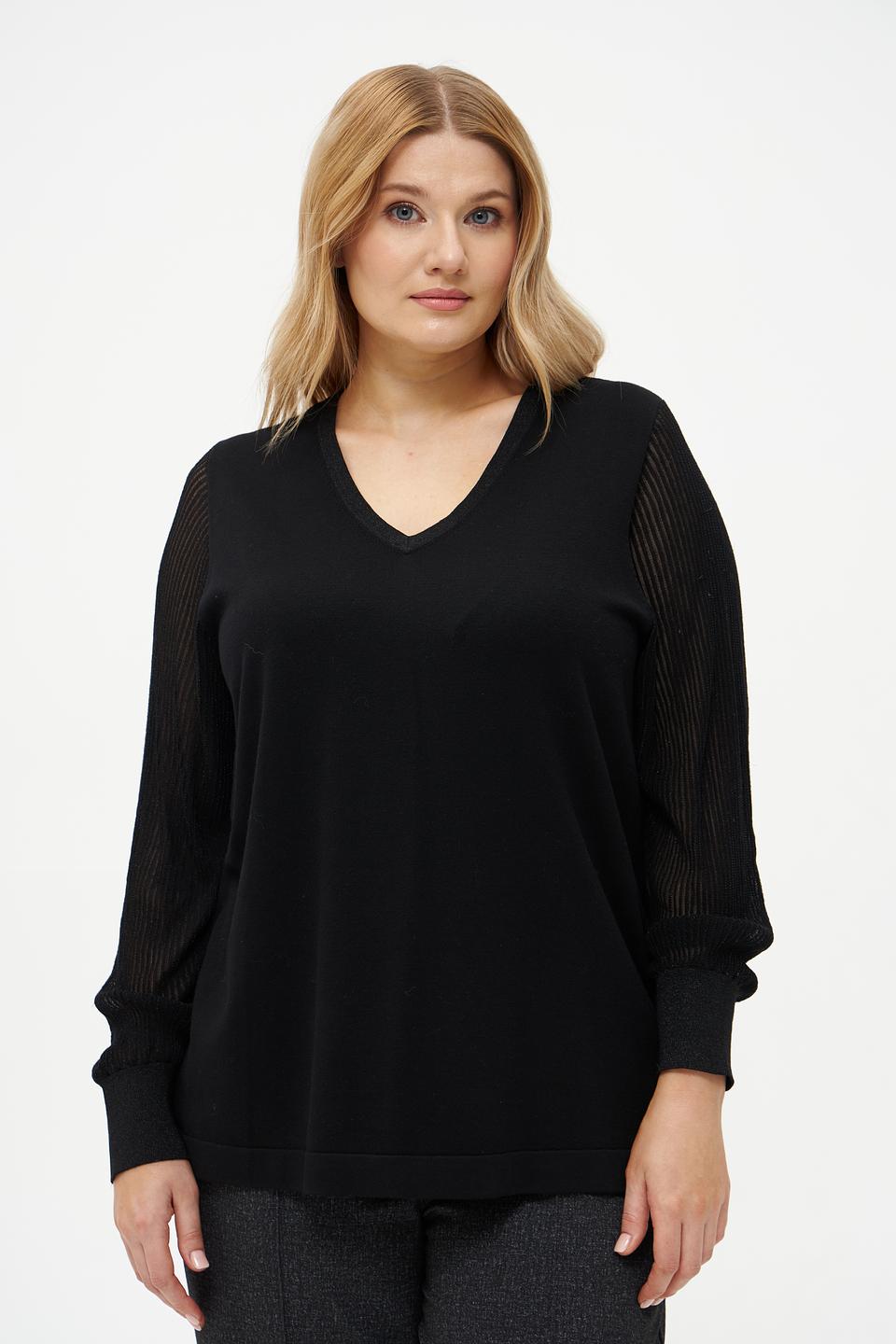 Пуловер Via Appia с рукавами-сеткой